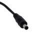 GloboStar® 70682 Καλώδιο Διακόπτης ON/OFF DC 12-24V 180cm από Jack Male 2.1x5.5mm σε Female 2.1x5.5mm Μαύρο L185 x W1.9 x H1.5cm