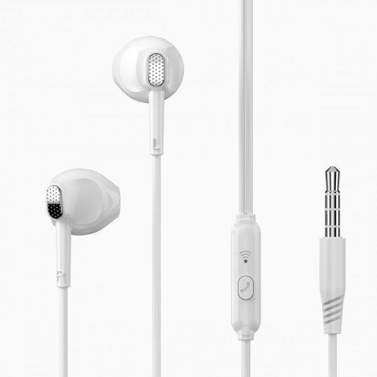 XO EP52 metal in-ear 3.5mm earphone White - ledmania.gr