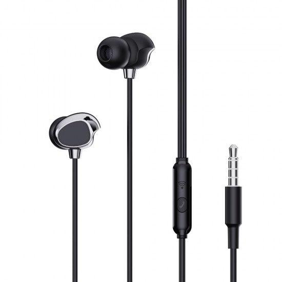 XO EP53 in-ear 3.5mm earphone Black - ledmania.gr