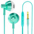 XO EP34 Metal Half In-ear Earphone 1.2M Green - ledmania.gr