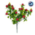GloboStar® BUTCHERS BROOM 78268 Τεχνητό Φυτό Ρούσκος - Μπουκέτο Διακοσμητικών Φυτών - Κλαδιών με Φύλλωμα Πράσινο - Κόκκινο - Κίτρινο Υ30cm - ledmania.gr