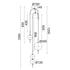 ΚΡΕΜΑΣΤΟ Φ/Σ LED 19W 3000K 1950LM AMELIA ΜΑΥΡΟ ΜΕΤ/ΚΟ+ΛΕΥΚΟ ΓΥΑΛΙ D37XH150CM - ledmania.gr