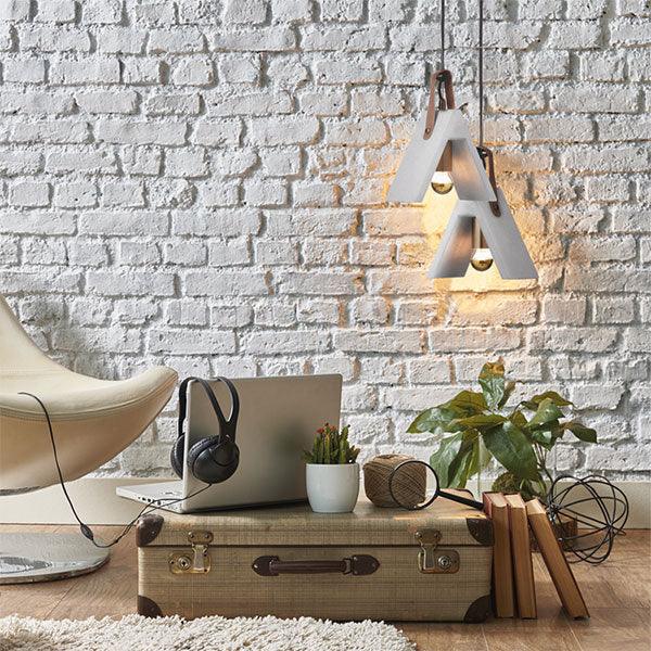 ΚΡΕΜΑΣΤΟ Φ/Σ 3ΧΕ27 ΤΣΙΜΕΝΤΟ+ΔΕΡΜΑ 62Χ20ΧΗ110CM ALFA - ledmania.gr