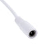 GloboStar® 70681 Καλώδιο Διακόπτης ON/OFF DC 12-24V 180cm από Jack Male 2.1x5.5mm σε Female 2.1x5.5mm Λευκό L185 x W1.9 x H1.5cm - ledmania.gr
