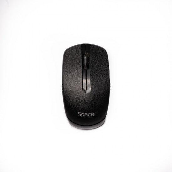 Spacer Wireless Mouse, USB, Optical, 1000 Dpi, Black, (SPMO-161) - ledmania.gr
