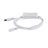 GloboStar® 70681 Καλώδιο Διακόπτης ON/OFF DC 12-24V 180cm από Jack Male 2.1x5.5mm σε Female 2.1x5.5mm Λευκό L185 x W1.9 x H1.5cm - ledmania.gr