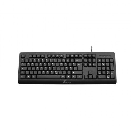 MediaRange Multimedia Keyboard, Wired (Black) (MROS109-GR) - ledmania.gr