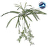 GloboStar® SPIDER PLANT 78217 Τεχνητό Φυτό Χλωρόφυτο - Μπουκέτο Διακοσμητικών Φυτών - Κλαδιών με Φύλλωμα Πράσινο - Κίτρινο - Λευκό Υ60cm - ledmania.gr
