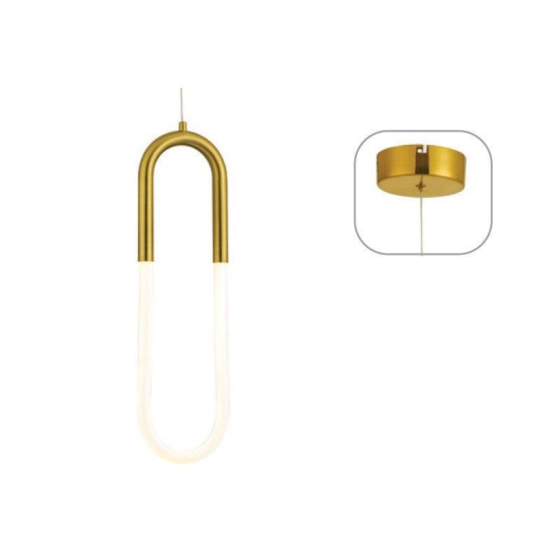 ΦΩΤΙΣΤΙΚΟ ΚΡΕΜΑΣΤΟ LED VENUS 8W 3000K 560LM ΟΡΕΙΧΑΛΚΟΣ - ledmania.gr